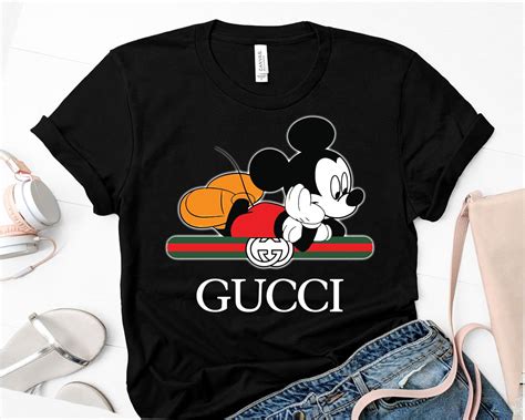 fake gucci mickey mouse|disney gucci t shirts.